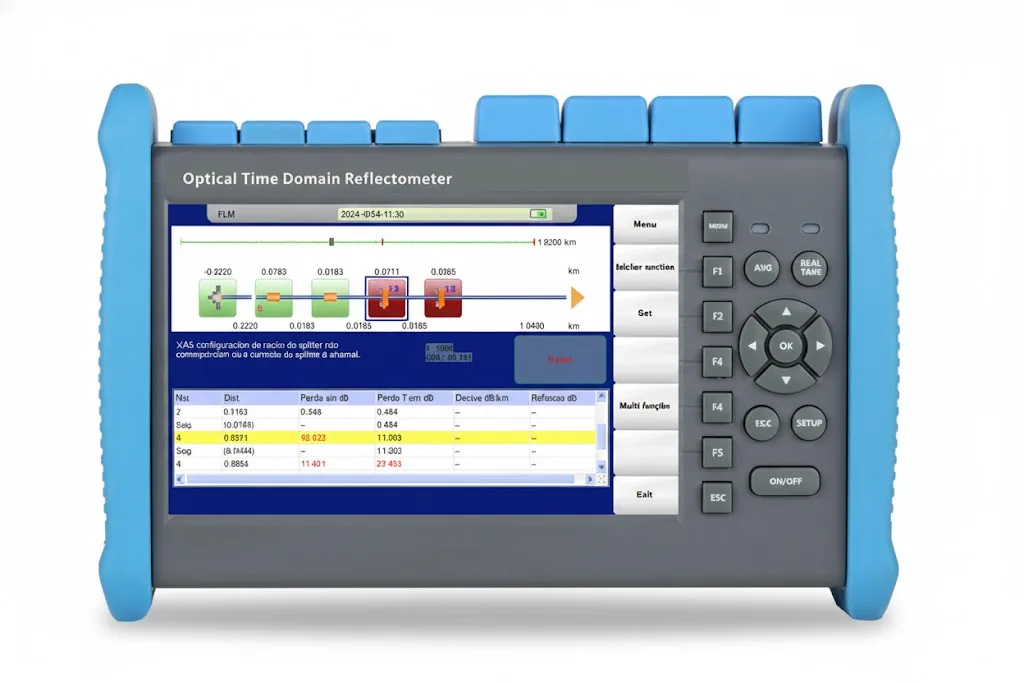 Equipamentos Foco Technologies — linha OTDR